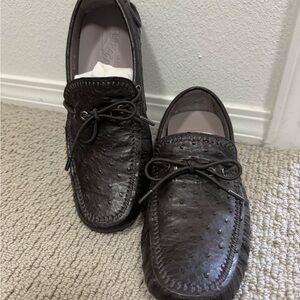 Men's Dark Brown Leather Loafers